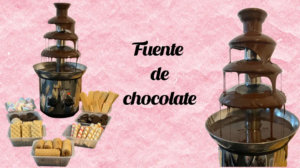 Alquiler fuente de chocolate para eventos en La Plata